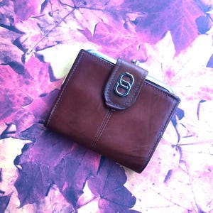 Portefeuille vintage Baronet pour femme en cuir véritable - Retro Cool