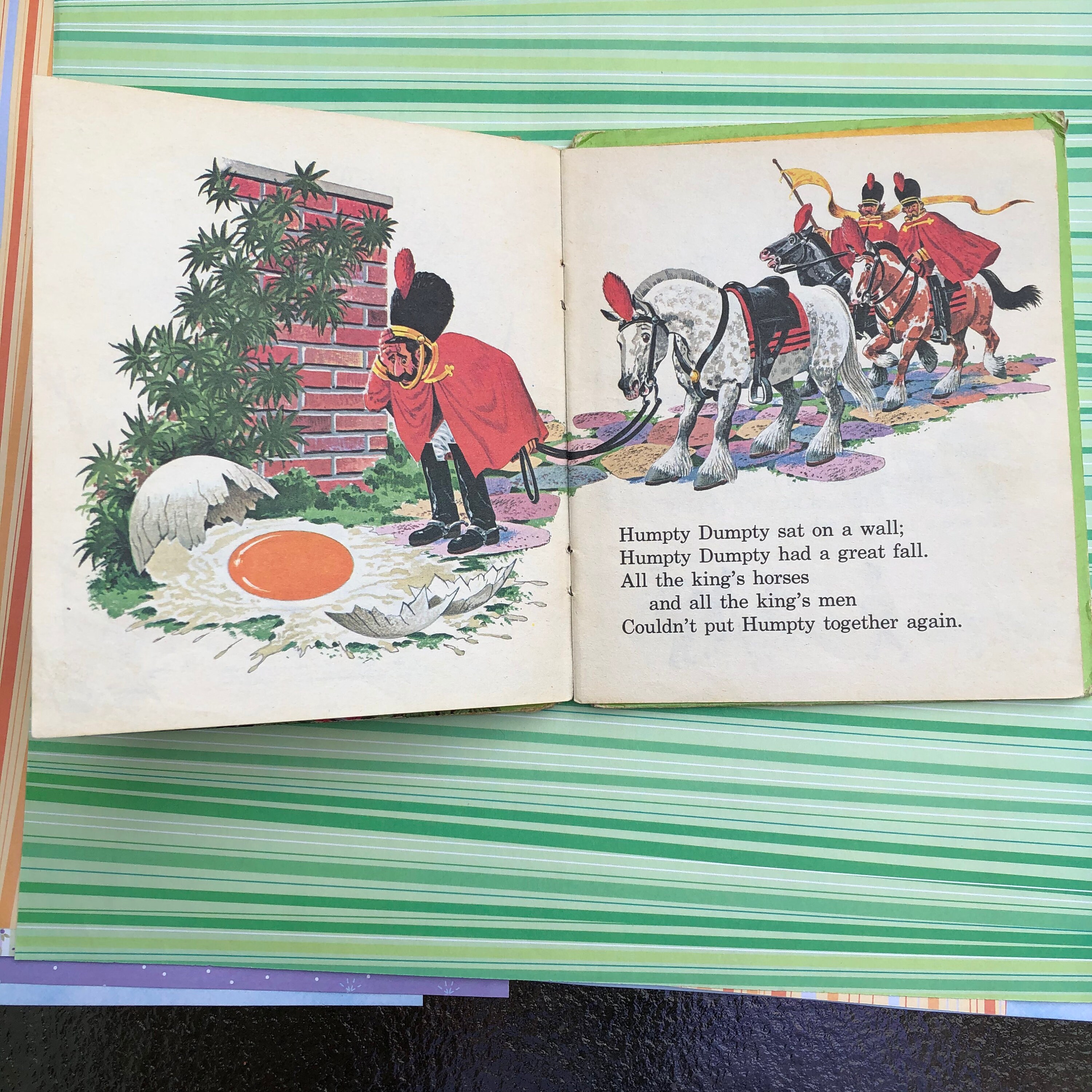 Humpty Dumpty and Other Nursery Rhymes - A Tell a Tale Book - Sweet - Etsy