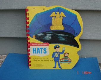 Hats by Grosset & Dunlap, Inc. 1967 -  59 cents - A Sturdi-Contour Book- Rare