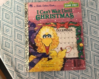 I Can't Wait Until Christmas - a Little Golden Book - Featuring Jim Henson's Sesame Street Muppets