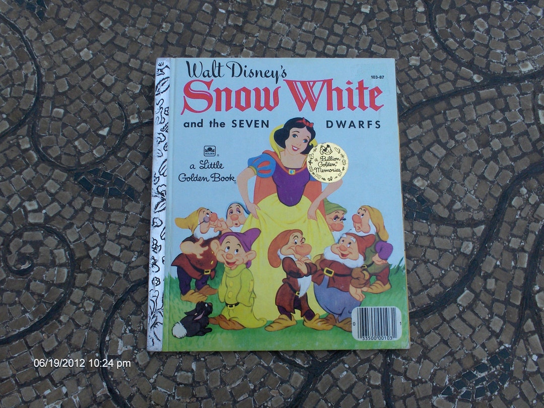Snow White and the Seven Dwarfs - a Little Golden Book - Commemorative ...