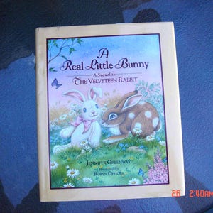 A Real Little Bunny - A Sequel to The Velveteen Rabbit - By Jennifer Greenway - Sweet