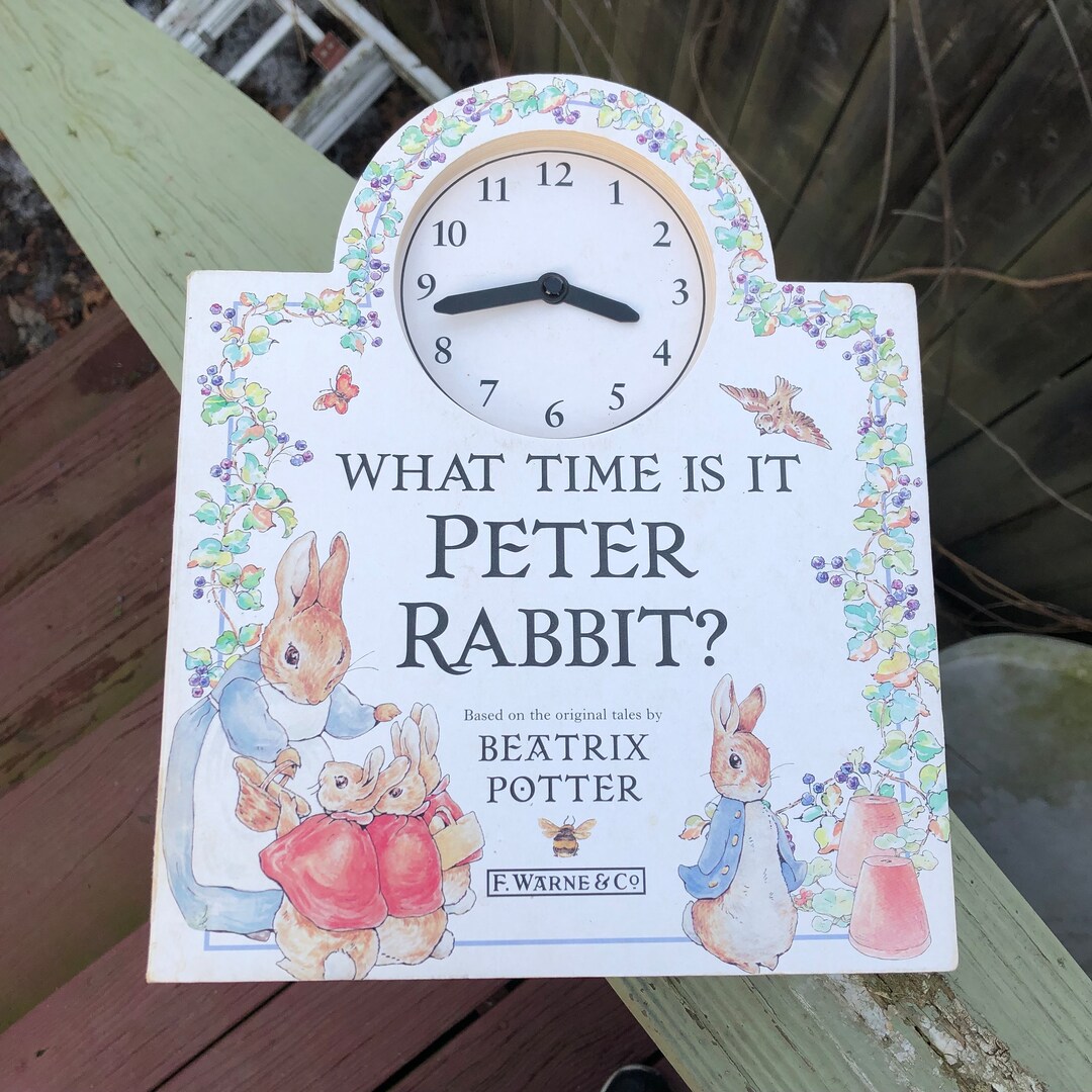 What Time is It Peter Rabbit? - Beatrix Potter Board Book - Great ...