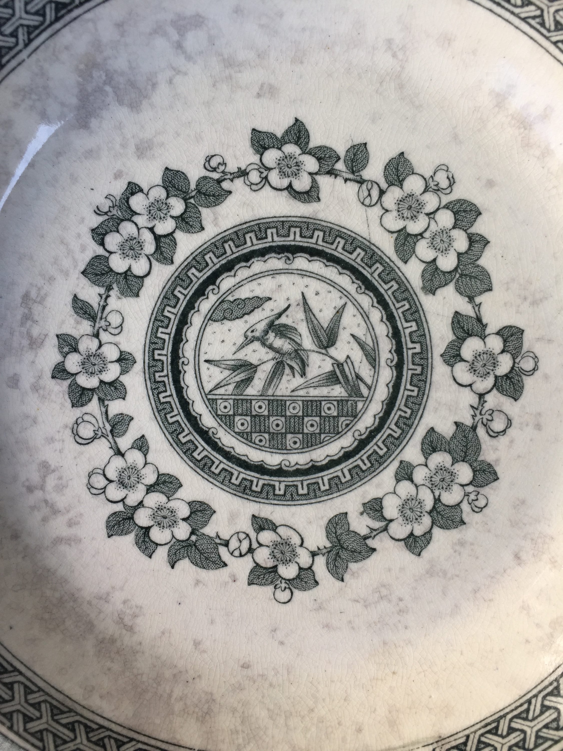 Antique Late 1800s Semi-porcelain Kioto BC & W Late Mayers