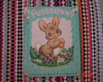 Fussbunny by Helen & Alf Evers - A Rand McNally Elf Book - Sweet