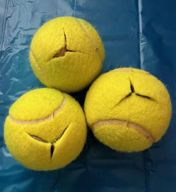 200 Palline Da Tennis Pretagliate Per Sedie – Qualità A-B, Riciclate E Lavate, Ideali Per Scuole