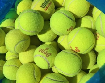 100 Recycled (Used) Tennis Balls! Great for Dog Play or Tennis Practice!  Excellent Condition!