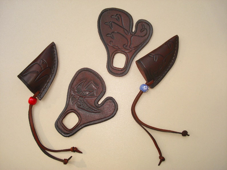 Archery Leather Finger Tab Etsy