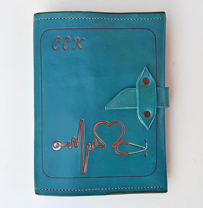 Leather Rx Cover Prescription Pad Holder for One US Size Etsy UK