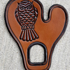 Archery Leather Finger Tab