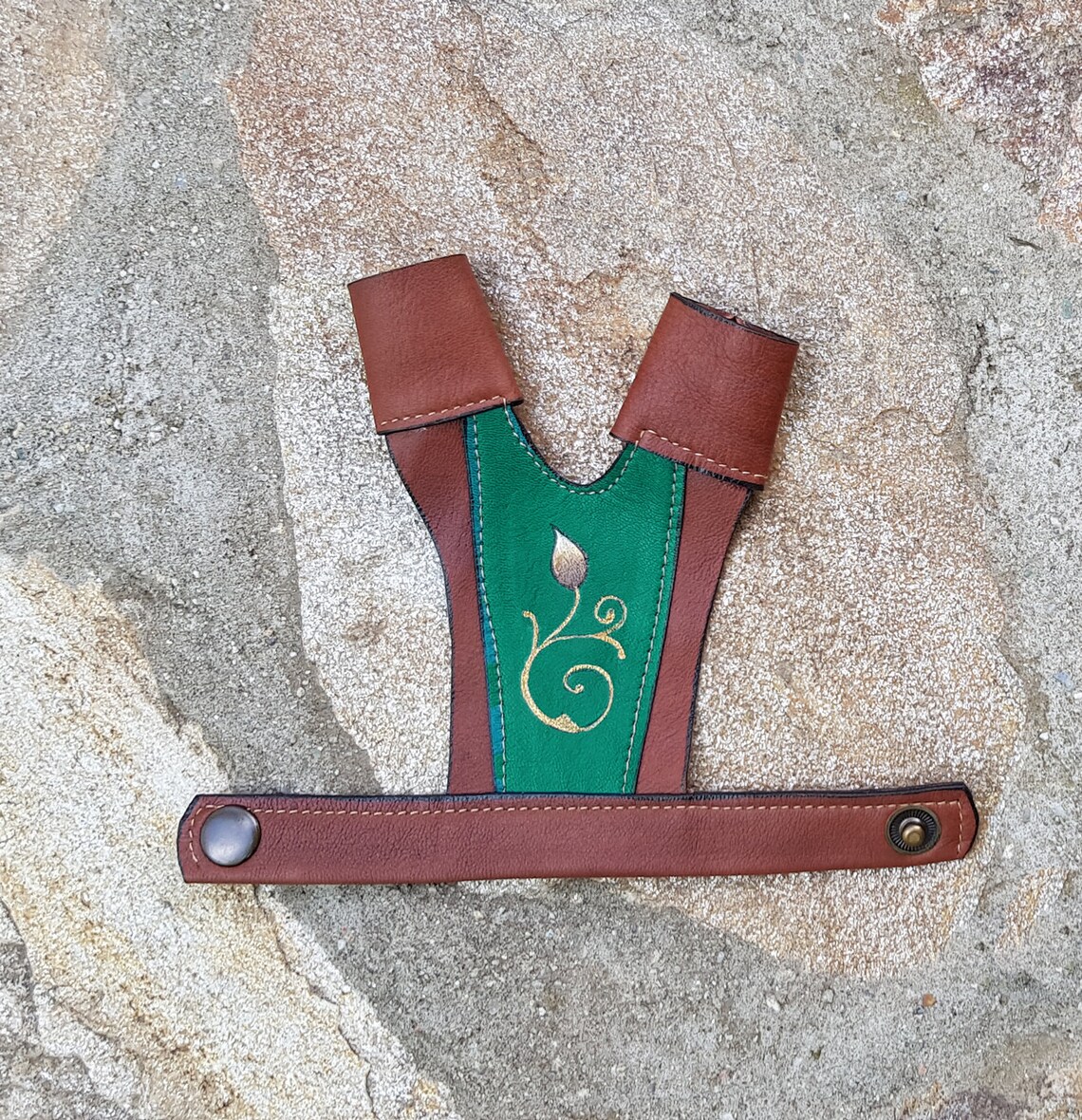 Archery Suede Bowhand Protecting Glove Etsy