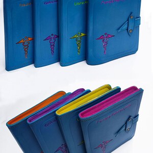 Leather Rx Cover Prescription Pad Holder for One US Size Prescriptions ...