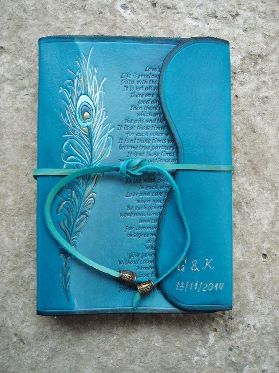 Rustic Leather Journal With Hand Bond Paper To The Leather Cover, Custom DesignsA5