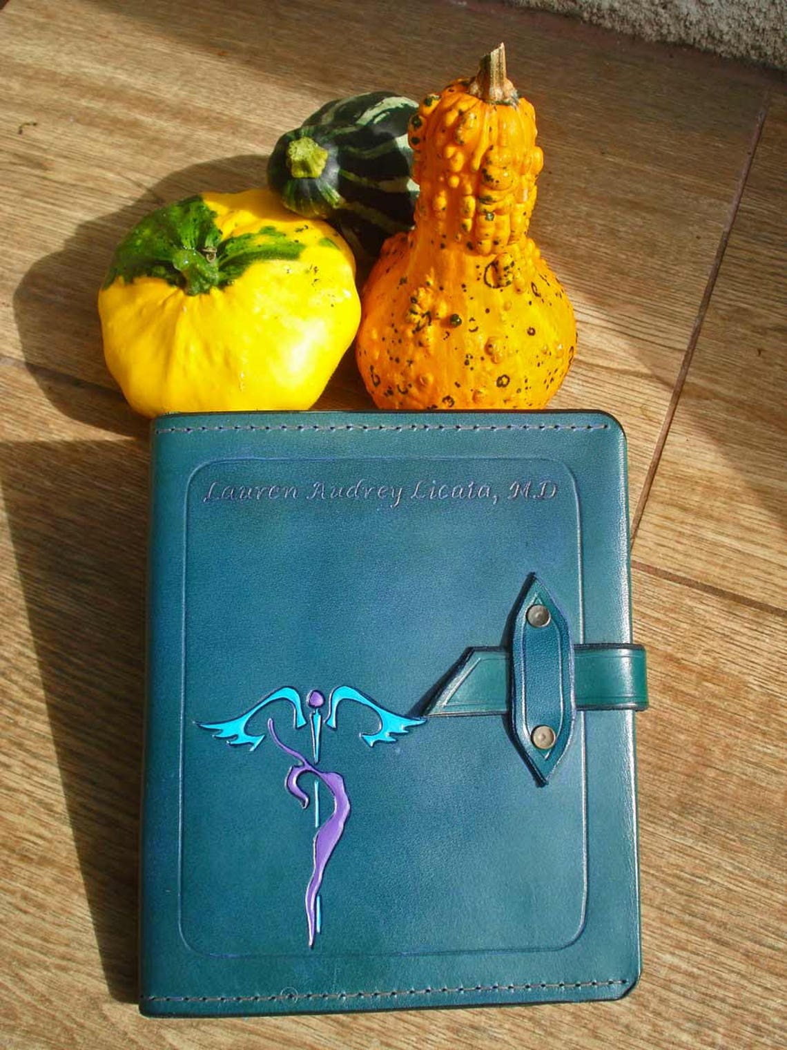 Leather Rx Cover Prescription Pad Holder for One US Size Etsy