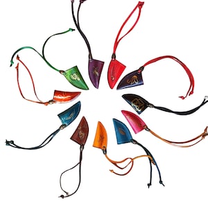 Skórzany uchwyt na cięciwę do łuku