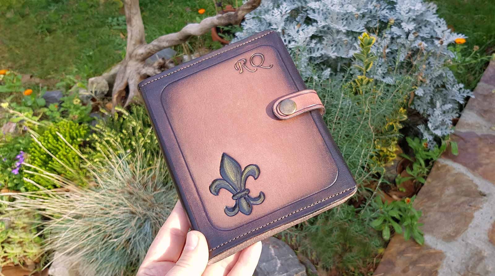 Leather Rx Cover Prescription Pad Holder for Two US Size Etsy