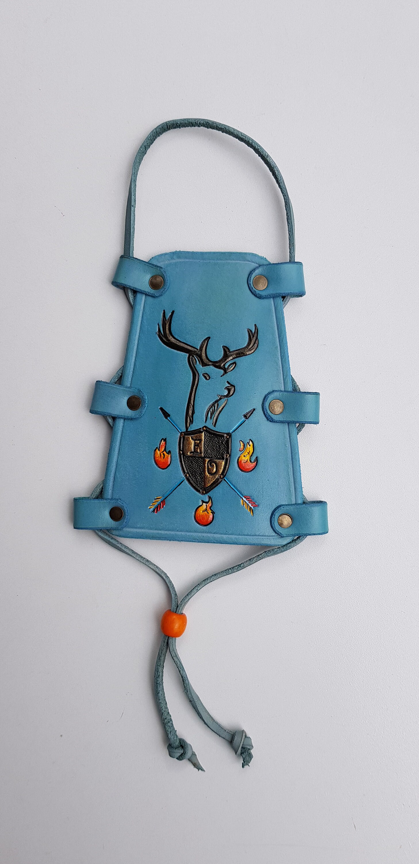 SPYMINNPOO Bogenschießen Armschutz Für Kinder - PU-Leder, Verstellbar & Atmungsaktiv (PINK)