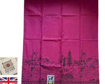 Lungi de algodón tejido a mano / Sarong tradicional para hombre / Falda envolvente cómoda para verano y para estar en casa.
