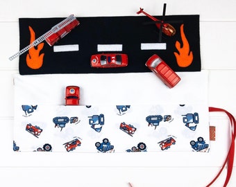 Toy Car Carrier, Kids Playmat, Fire Toys, Birthday Gift, 3rd Birthday Boy,