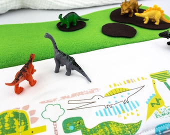 Dinosaur, Playmat, Travel Toys, Birthday Gift, Gift for Kids,