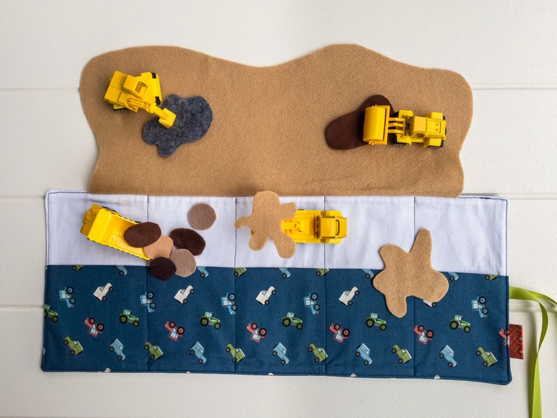 Car Playmat Toy Car Storage Travel Toys for Toddlers Etsy