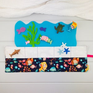 Mermaid Playmat: Portable Under-the-Sea Travel Toy