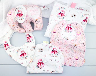 Newborn Girl Gift Basket, Personalised Baby Gift, Baby Shower, Baby Girl Gift,