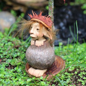 OOAK forest creature critter pixie figurine art doll