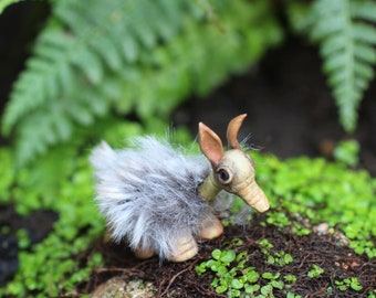 OOAK forest creature critter pixie pet figurine art doll