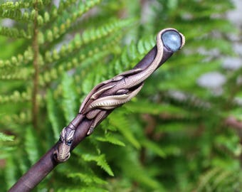 Bacchetta magica del drago in cristallo di fluorite