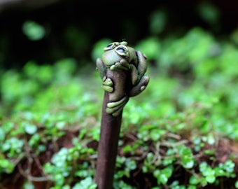 Frog Tribal hairpin hair stick