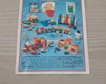 Vintage Fisher Price Mini Catalog