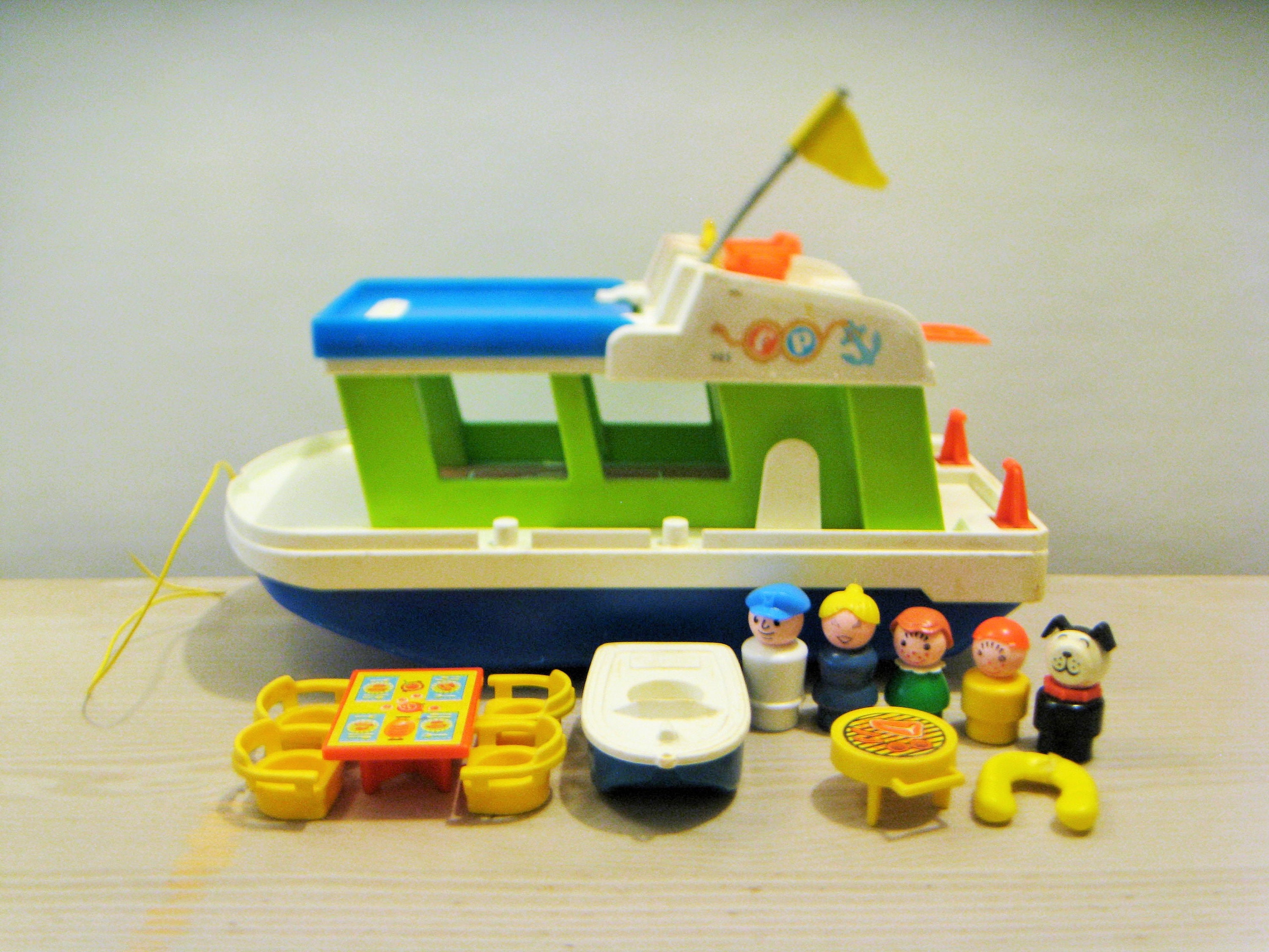 vintage fisher price houseboat