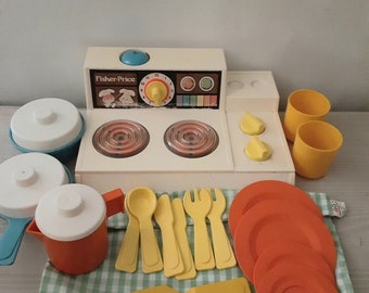 Fisher Price Fun with Food Stove and Accessories