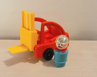 Vintage Fisher Price Red Forklift