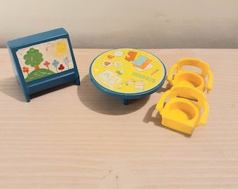 Vintage Fisher Price Nursery School Pieces