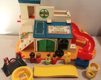 Vintage Fisher Price Sesame Street Clubhouse