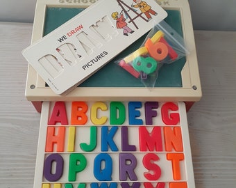 Fisher Price School Days Desk with Magnets and Stencils