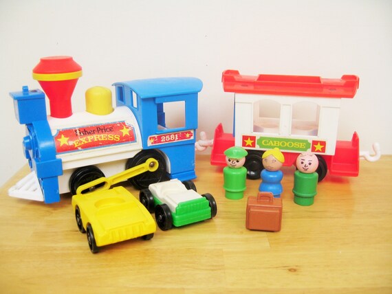 fisher price train set vintage
