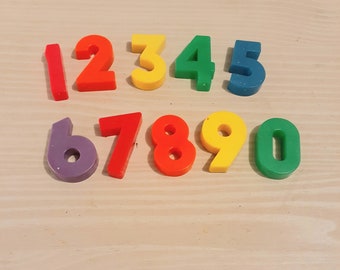 Vintage Fisher Price Number Magnets