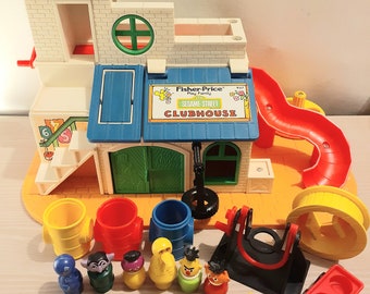 Vintage Fisher Price Sesame Street Clubhouse