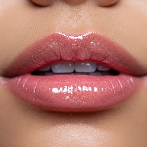 Strawberry Wine Lip Gloss: Creamy Lip Gloss,Non-Sticky Lip Gloss,Long-Lasting Shine, Soft Pink Color, Vegan Lip Gloss,Cruelty-Free Lip Gloss