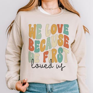 Retro Christian Sweatshirt Christian Sweatshirts Christian Crewneck Religious Gift Christian Gifts for Her Religious Apparel Gift Jesus God