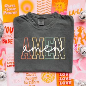 Amen Shirt, God Lover Shirt, Christian Shirt, Church Shirt, Religious Shirt, Christian Tee, Jesus Lover Shirt, Jesus Tee