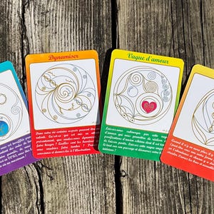 Jeu de cartes oracle vibratoire Fréquences Divines