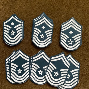 USAF Streifen Ausschnitte - 5er Set