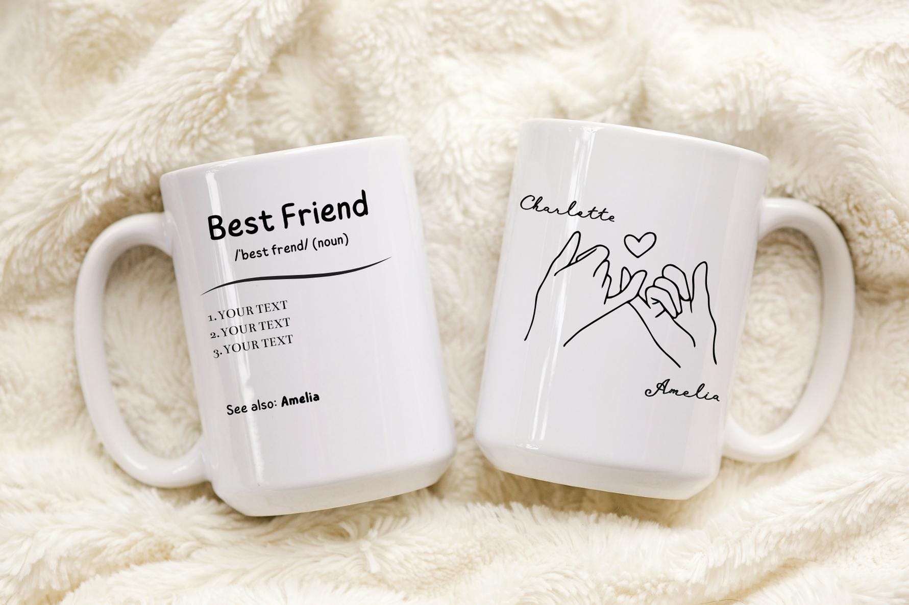 Best friend definition: mug, personalized, friendship mug, custom gifts, gifts, custom best friends, name meaning, christmas gift, bff