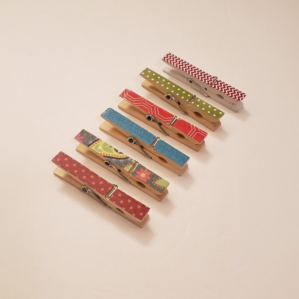 Decorative Clothespins Etsy