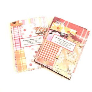 Scrap Paper Pack for Paper Crafting, Card Making, Scrapbooking, Junk Journals and More/Random Mix of Papers in Pink, Red, Orange and Purple