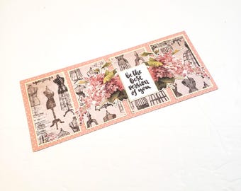 Any Occasion Greeting Card - Be the Best Version of You/Encouragement Card/Tall Greeting Card/Slimline Greeting Card/Fashionista Notecard
